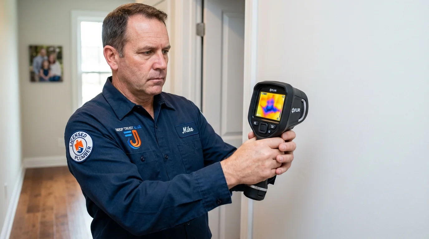 Thermal imaging leak detection by Johns Plumbing LLC in Caryville